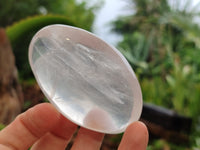 Polished Girasol Pearl Quartz Palm Stones x 23 From Ambatondrazaka, Madagascar - Toprock Gemstones and Minerals 