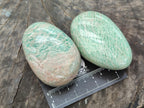 Polished Amazonite Palm Stones x 12 from Zimbabwe - Toprock Gemstones and Minerals 