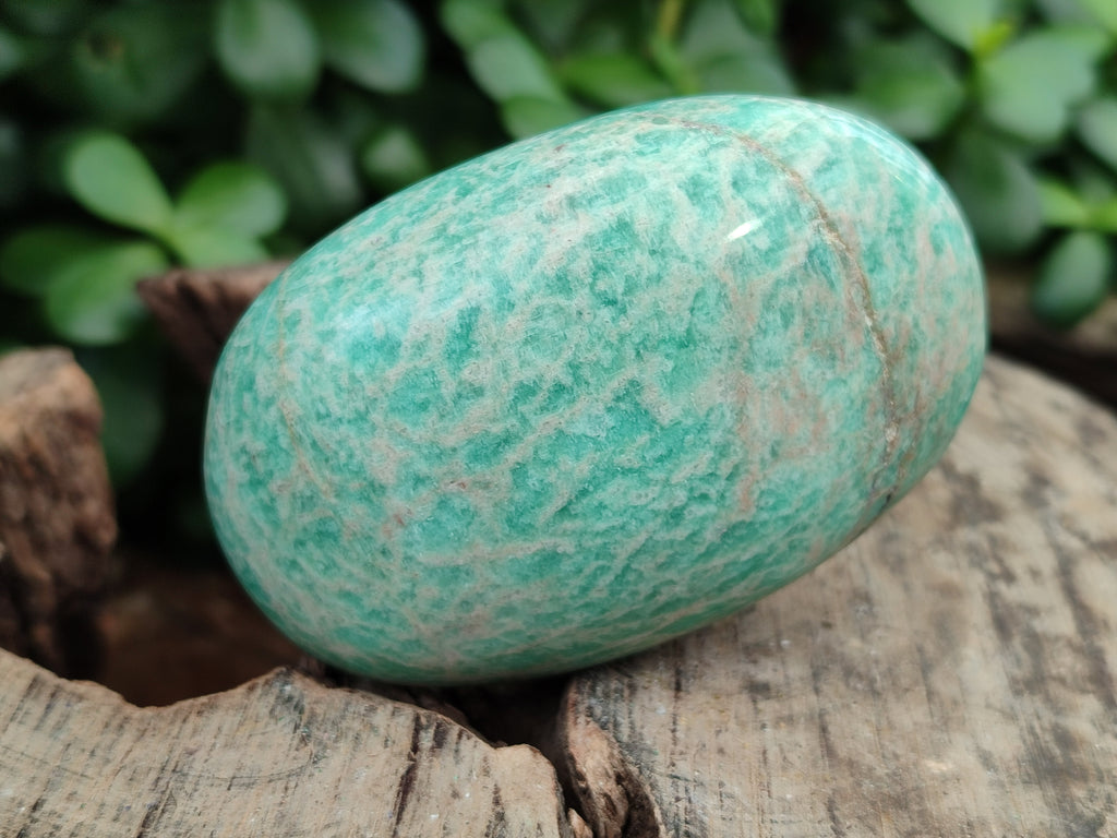 Polished Amazonite Palm Stones x 12 from Zimbabwe - Toprock Gemstones and Minerals 