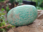 Polished Amazonite Palm Stones x 12 from Zimbabwe - Toprock Gemstones and Minerals 