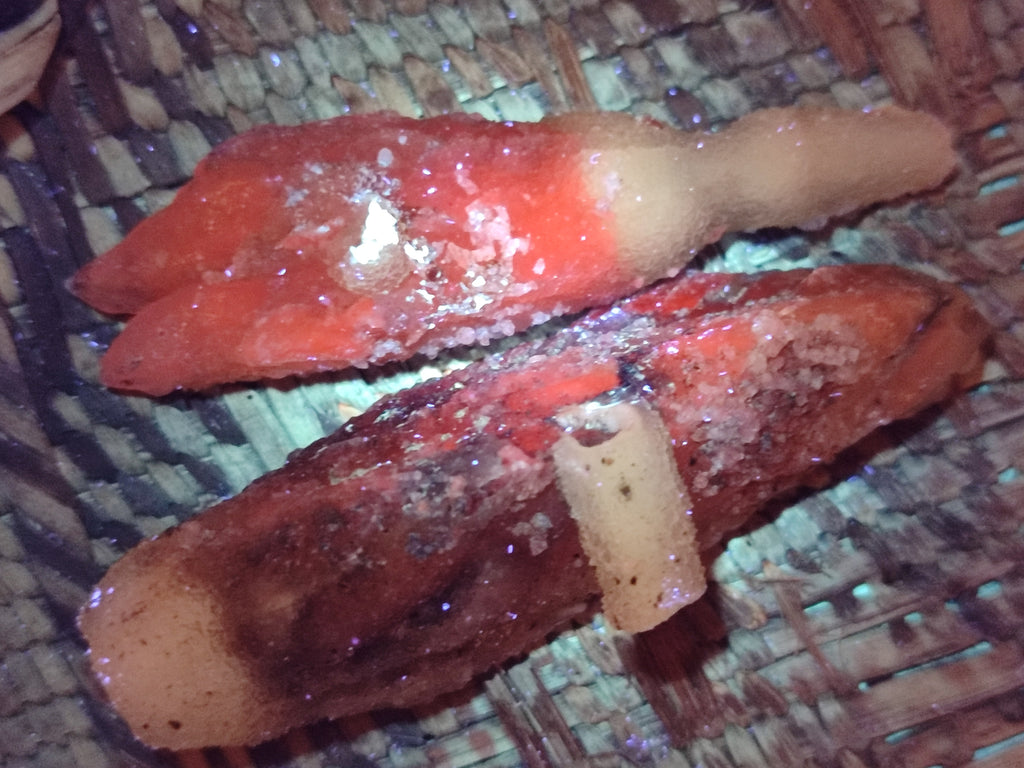 Natural Drusy Quartz Coated Calcite Pseudomorph Specimens x 20 From Alberts Mountain, Lesotho - Toprock Gemstones and Minerals 