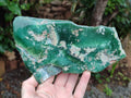 Polished On One Side Emerald Mtorolite Plates x 3 From Mutorashanga, Zimbabwe - Toprock Gemstones and Minerals 