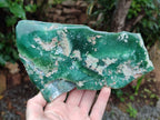 Polished On One Side Emerald Mtorolite Plates x 3 From Mutorashanga, Zimbabwe - Toprock Gemstones and Minerals 