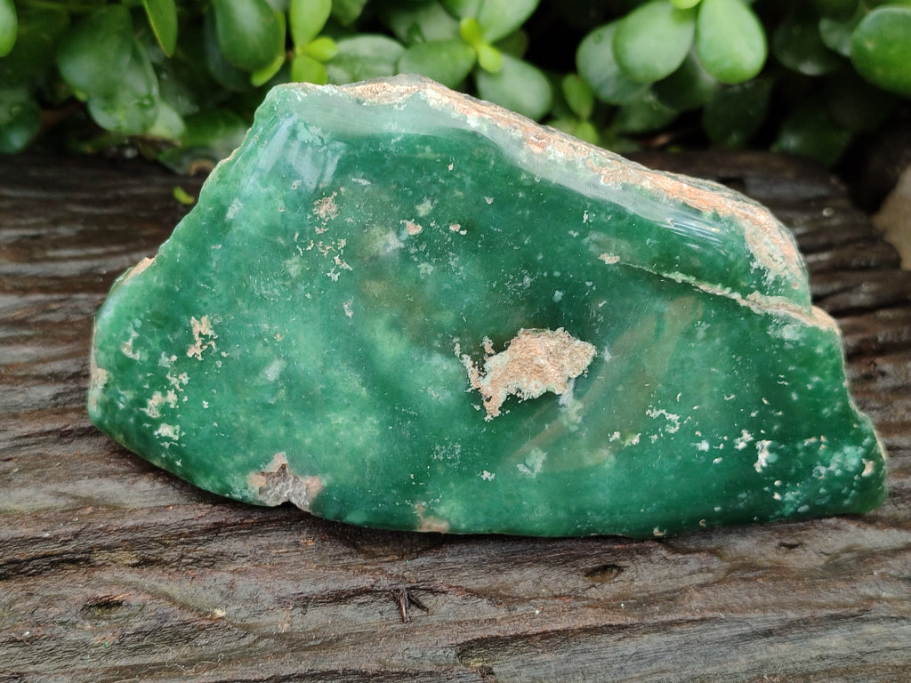 Polished On One Side Emerald Mtorolite Plates x 3 From Mutorashanga, Zimbabwe - Toprock Gemstones and Minerals 
