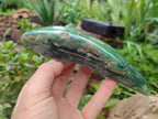 Polished On One Side Emerald Mtorolite Plates x 3 From Mutorashanga, Zimbabwe - Toprock Gemstones and Minerals 
