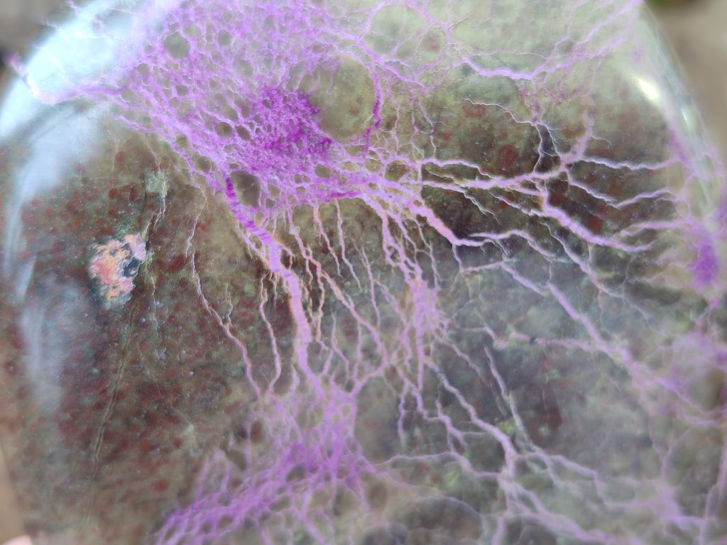 Polished Stichtite Standing Free Forms x 4 From Barberton, South Africa - Toprock Gemstones and Minerals 