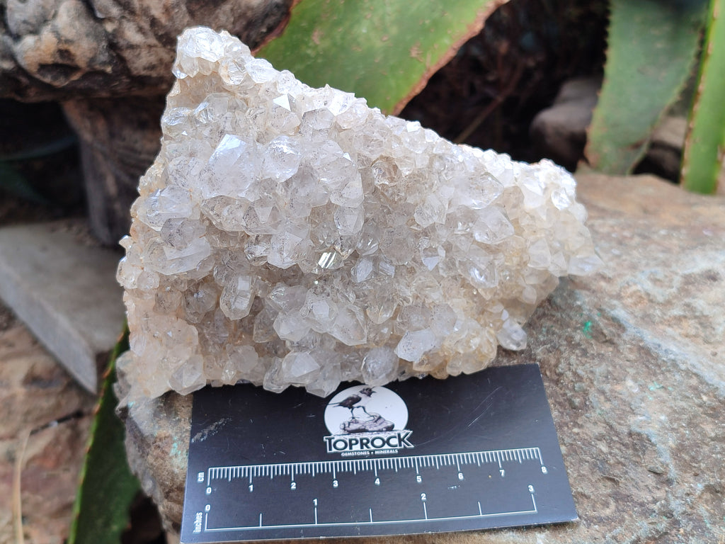 Natural Limonite Quartz Clusters x 6 From Solwezi, Zambia - Toprock Gemstones and Minerals 