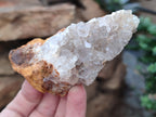 Natural Limonite Quartz Clusters x 6 From Solwezi, Zambia - Toprock Gemstones and Minerals 