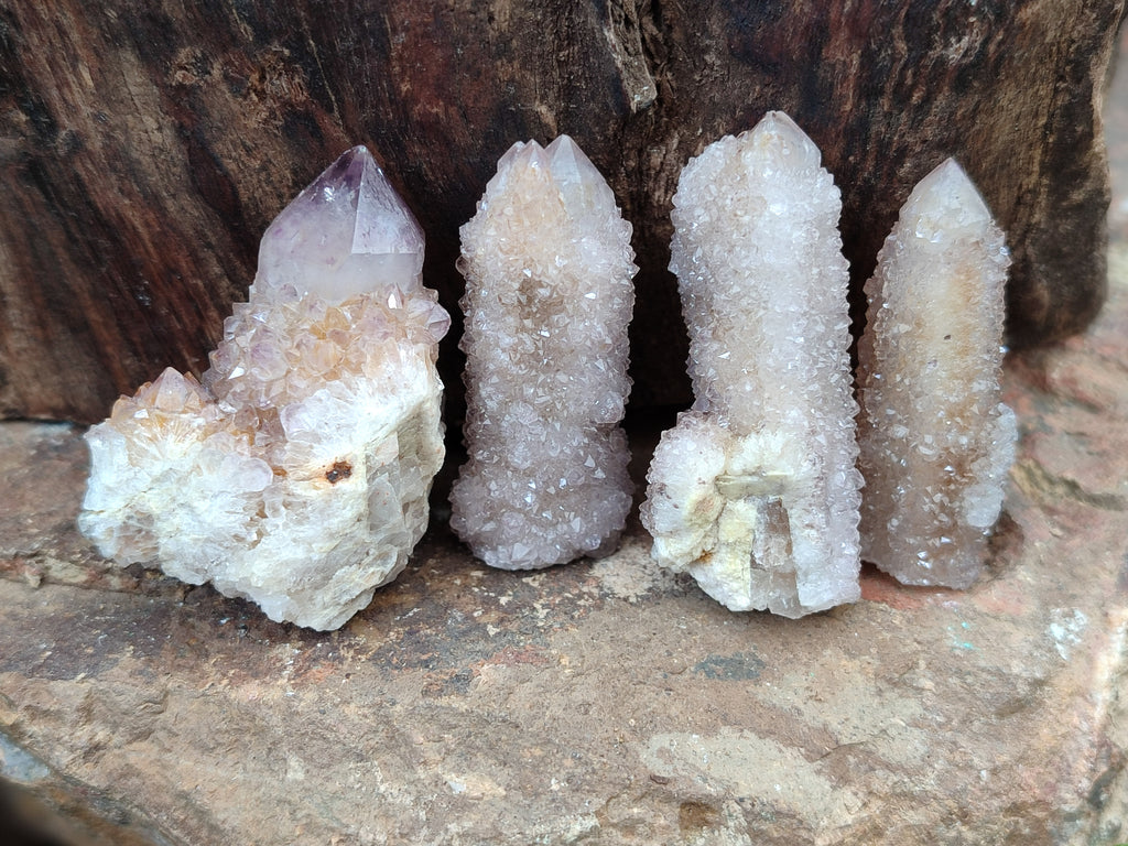 Natural Amethyst Spirit Quartz Crystals x 70 From Boekenhouthoek, South Africa - Toprock Gemstones and Minerals 