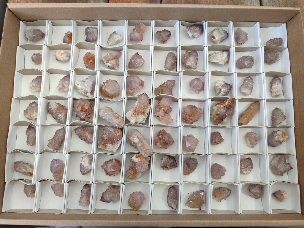 Natural Amethyst Spirit Quartz Crystals x 70 From Boekenhouthoek, South Africa - Toprock Gemstones and Minerals 