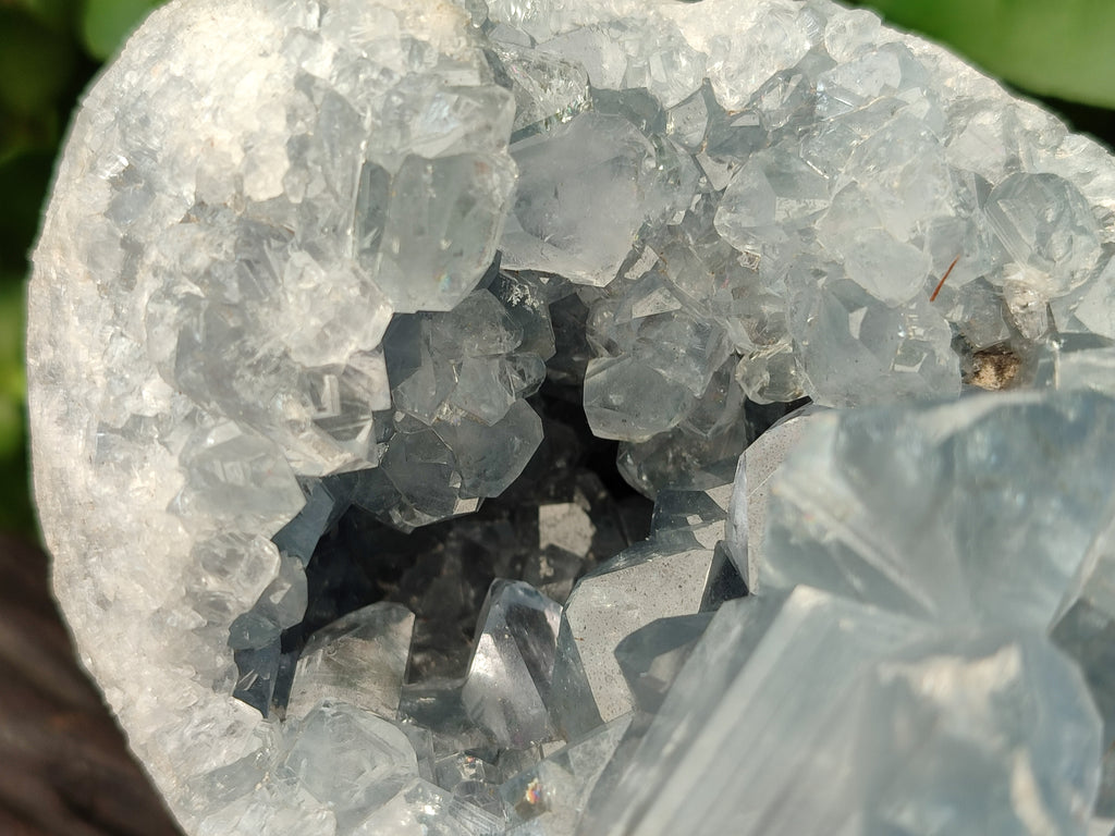 Natural Celestite Geode Specimen x 1 From Sakoany, Madagascar - Toprock Gemstones and Minerals 