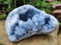 Natural Celestite Geode Specimen x 1 From Sakoany, Madagascar - Toprock Gemstones and Minerals 