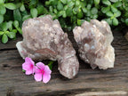 Natural Red Hematoid Quartz Clusters x 2 From Karoi, Zimbabwe - Toprock Gemstones and Minerals 