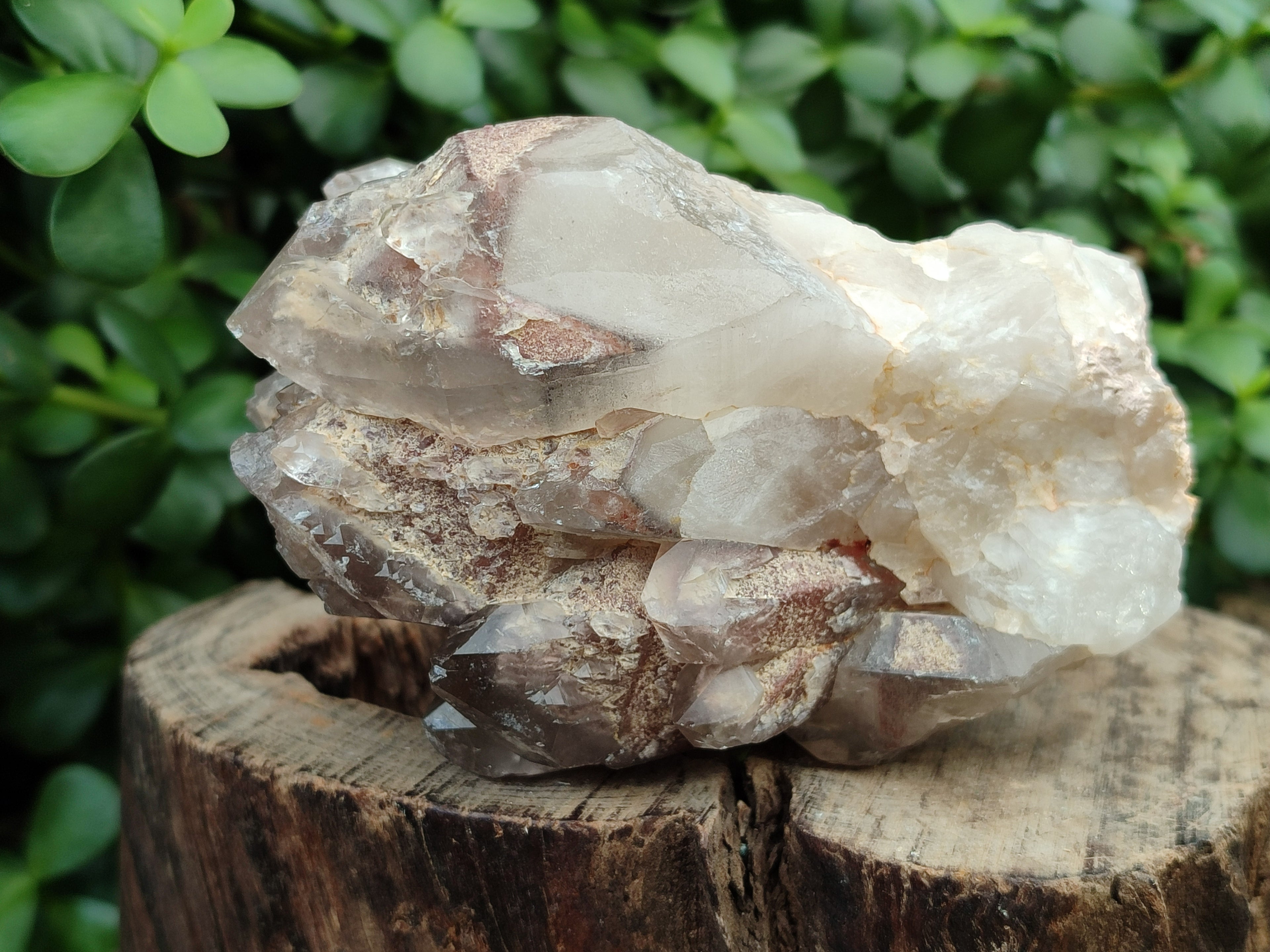 Natural Red Hematoid Quartz Clusters x 2 From Karoi, Zimbabwe - Toprock Gemstones and Minerals 