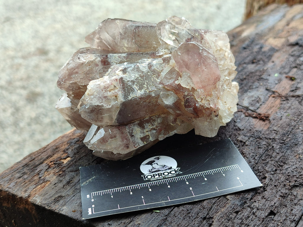 Natural Red Hematoid Quartz Clusters x 2 From Karoi, Zimbabwe - Toprock Gemstones and Minerals 