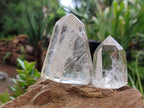 Polished Clear Quartz Crystals x 12 From Madagascar - Toprock Gemstones and Minerals 