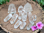 Polished Clear Quartz Crystals x 12 From Madagascar - Toprock Gemstones and Minerals 