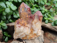Natural Red Hematoid Quartz Clusters x 6 From Karoi, Zimbabwe - Toprock Gemstones and Minerals 