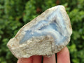 Natural Blue Lace Agate Geode Specimens x 9 From Nsanje, Malawi - Toprock Gemstones and Minerals 