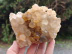 Natural Limonite Quartz Clusters x 4 From Solwezi, Zambia - Toprock Gemstones and Minerals 