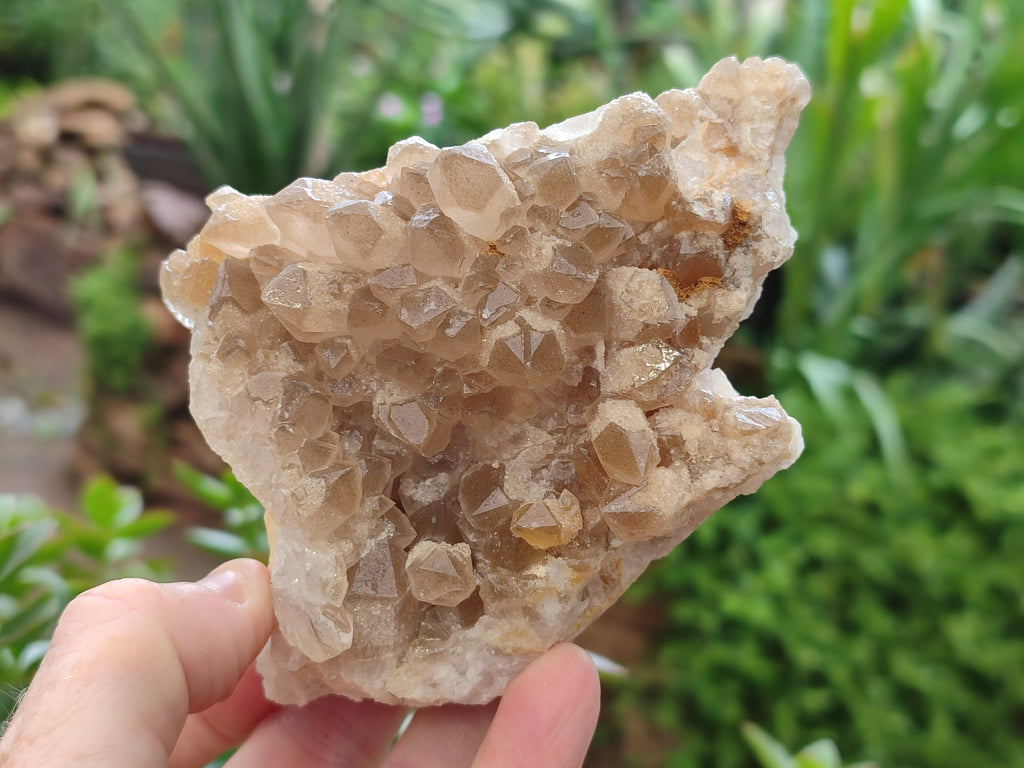 Natural Limonite Quartz Clusters x 4 From Solwezi, Zambia - Toprock Gemstones and Minerals 