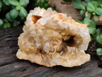 Natural Limonite Quartz Clusters x 4 From Solwezi, Zambia - Toprock Gemstones and Minerals 