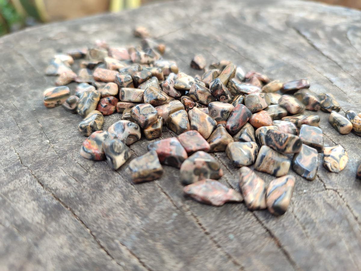 Polished Snakeskin Jasper Chips - sold per kg - From Australia - Toprock Gemstones and Minerals 
