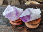 Polished Jacaranda Amethyst Quartz Crystals x 6 From Zambia - Toprock Gemstones and Minerals 