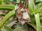 Hand Made Copper Wire Wrapped Pendants x 6 From Southern Africa - Toprock Gemstones and Minerals 
