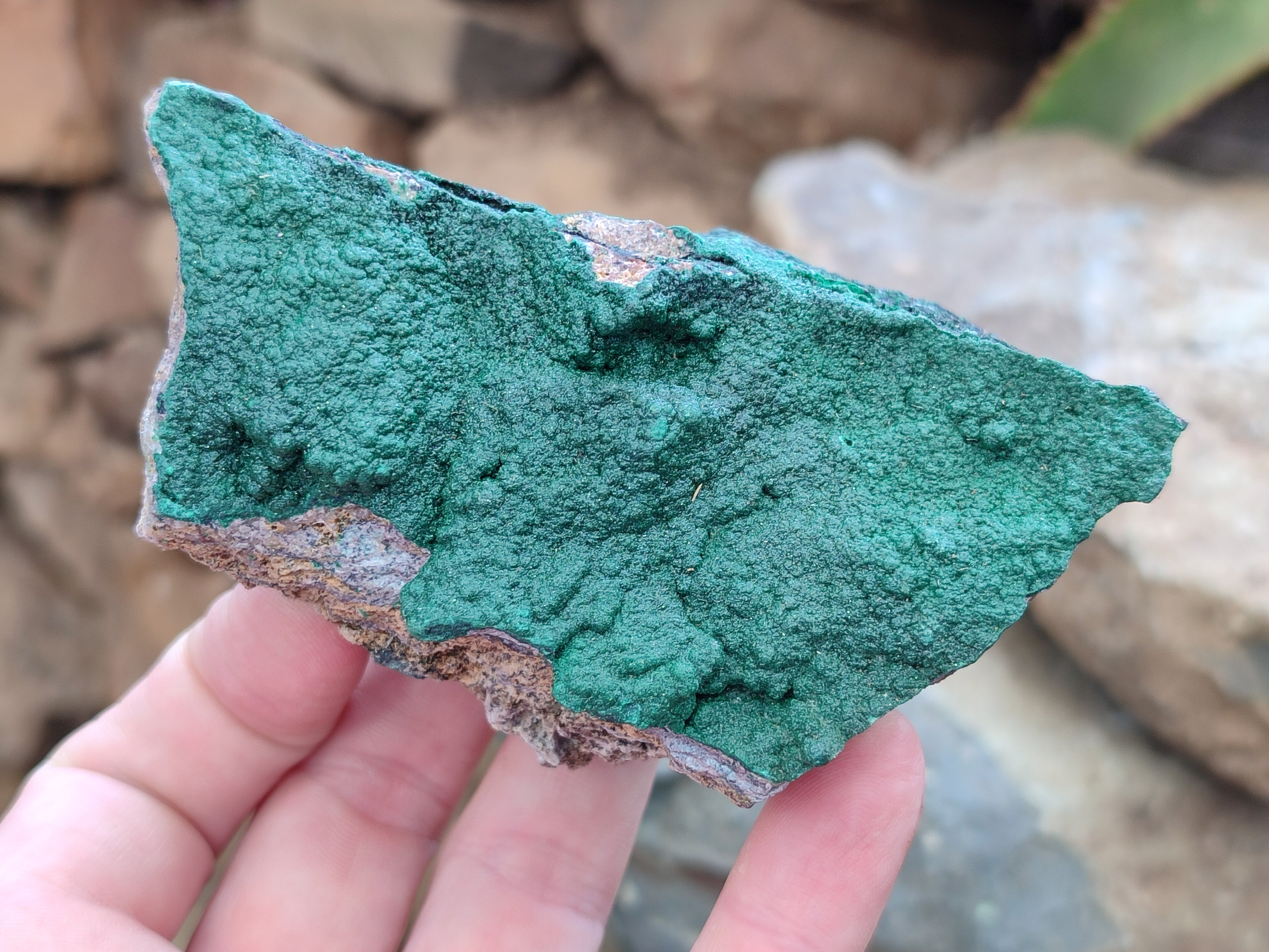 Natural Botryoidal Malachite Specimens x 6 From Congo - Toprock Gemstones and Minerals 