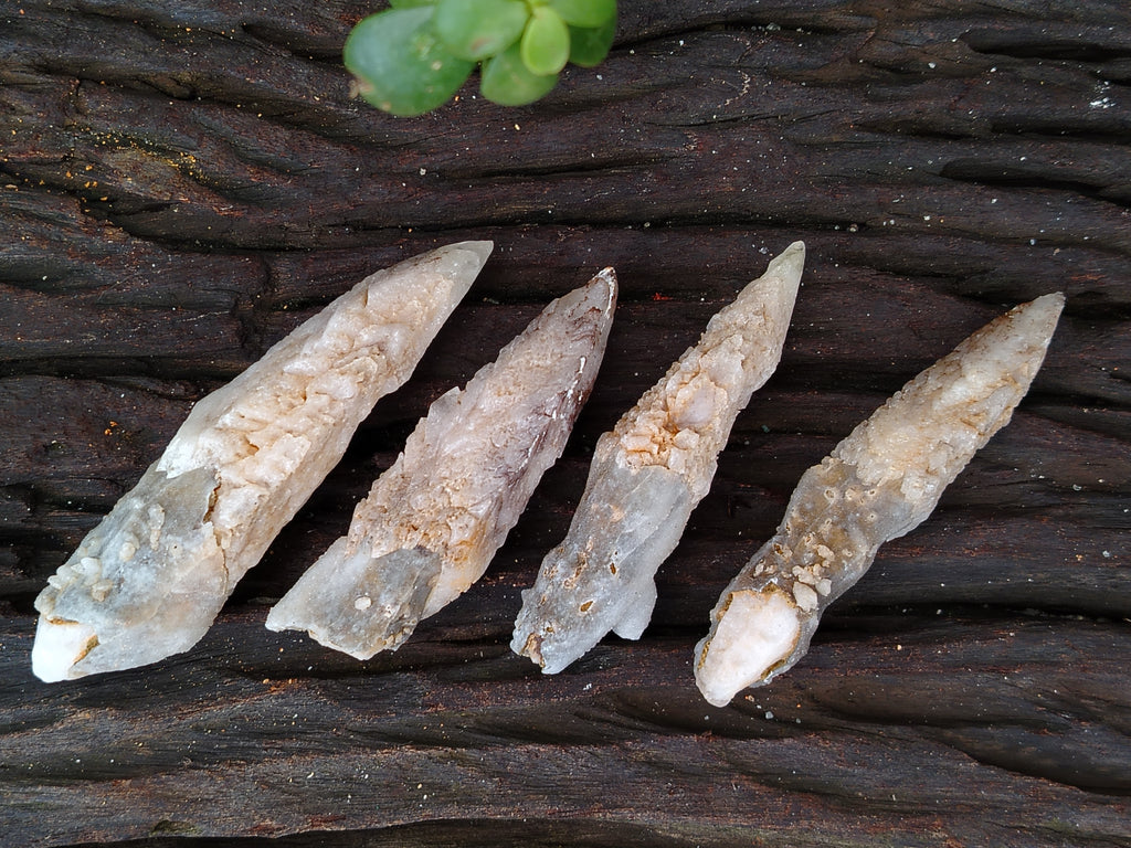 Natural Drusy Quartz Coated Calcite Pseudomorph Specimens x 12 From Alberts Mountain, Lesotho - Toprock Gemstones and Minerals 