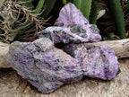 Natural Stichtite Cobbed Specimens x 3 From Barberton, South Africa - Toprock Gemstones and Minerals 