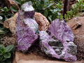 Natural Stichtite Cobbed Specimens x 3 From Barberton, South Africa - Toprock Gemstones and Minerals 