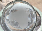 Polished Lead Glass World Globe - sold per item - From China - Toprock Gemstones and Minerals 