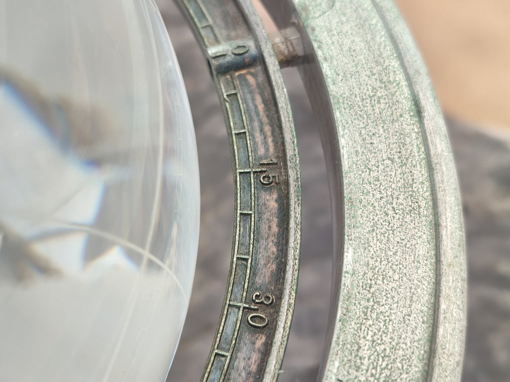 Polished Lead Glass World Globe - sold per item - From China - Toprock Gemstones and Minerals 