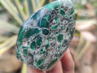 Polished Emerald Mica In Matrix Standing Free Forms x 6 From Mutoko, Zimbabwe - Toprock Gemstones and Minerals 