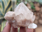 Natural Smokey Phantom Quartz Clusters x 12 From Luena, Congo - Toprock Gemstones and Minerals 