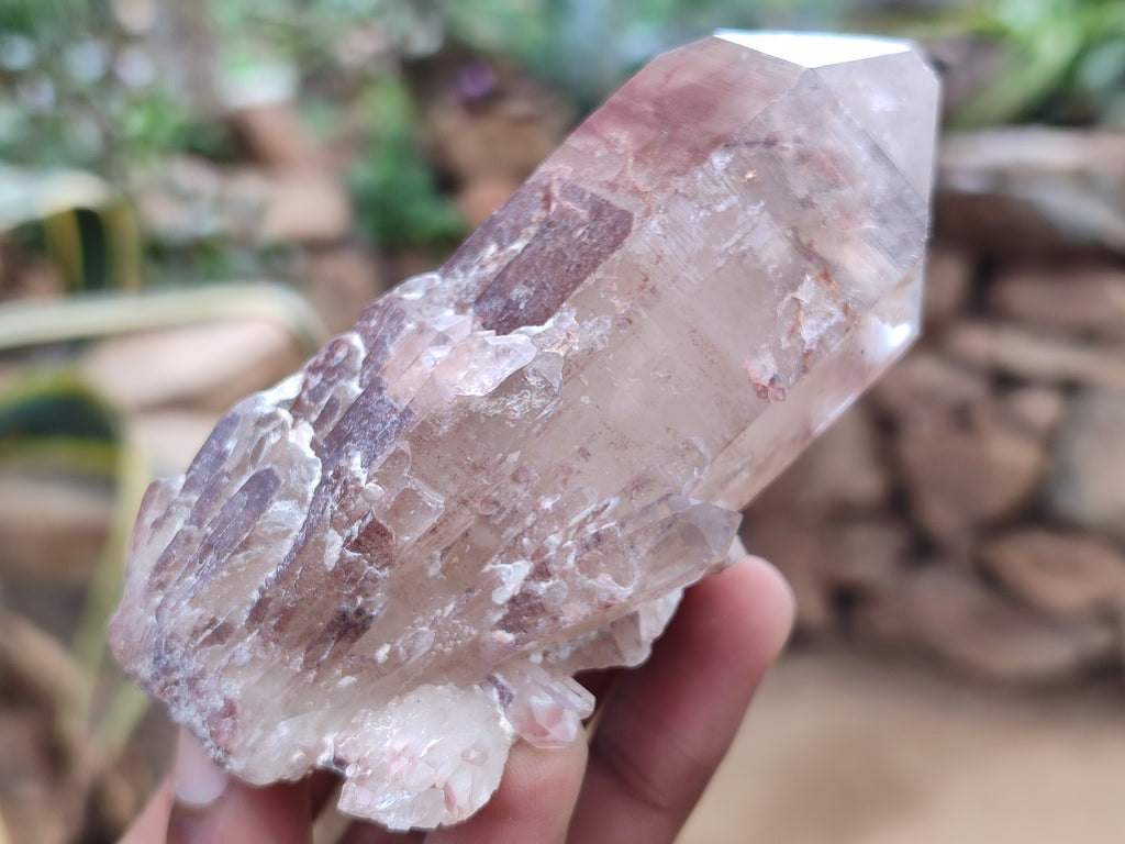 Natural Red Hematoid Quartz Clusters x 6 From Karoi, Zimbabwe - Toprock Gemstones and Minerals 