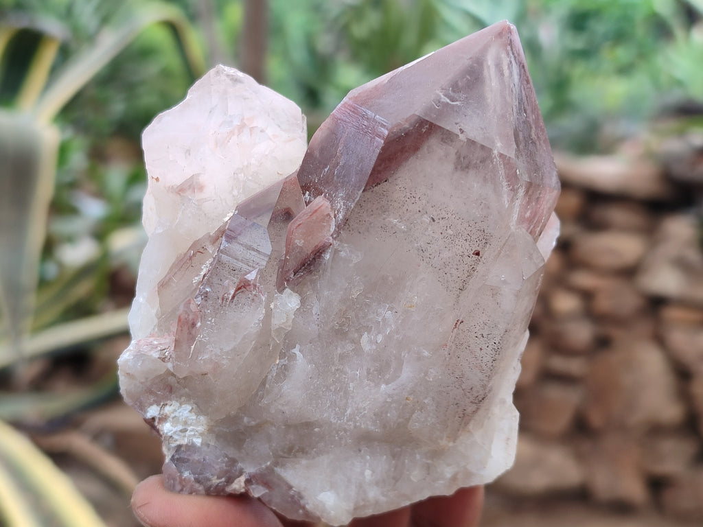 Natural Red Hematoid Quartz Clusters x 6 From Karoi, Zimbabwe - Toprock Gemstones and Minerals 