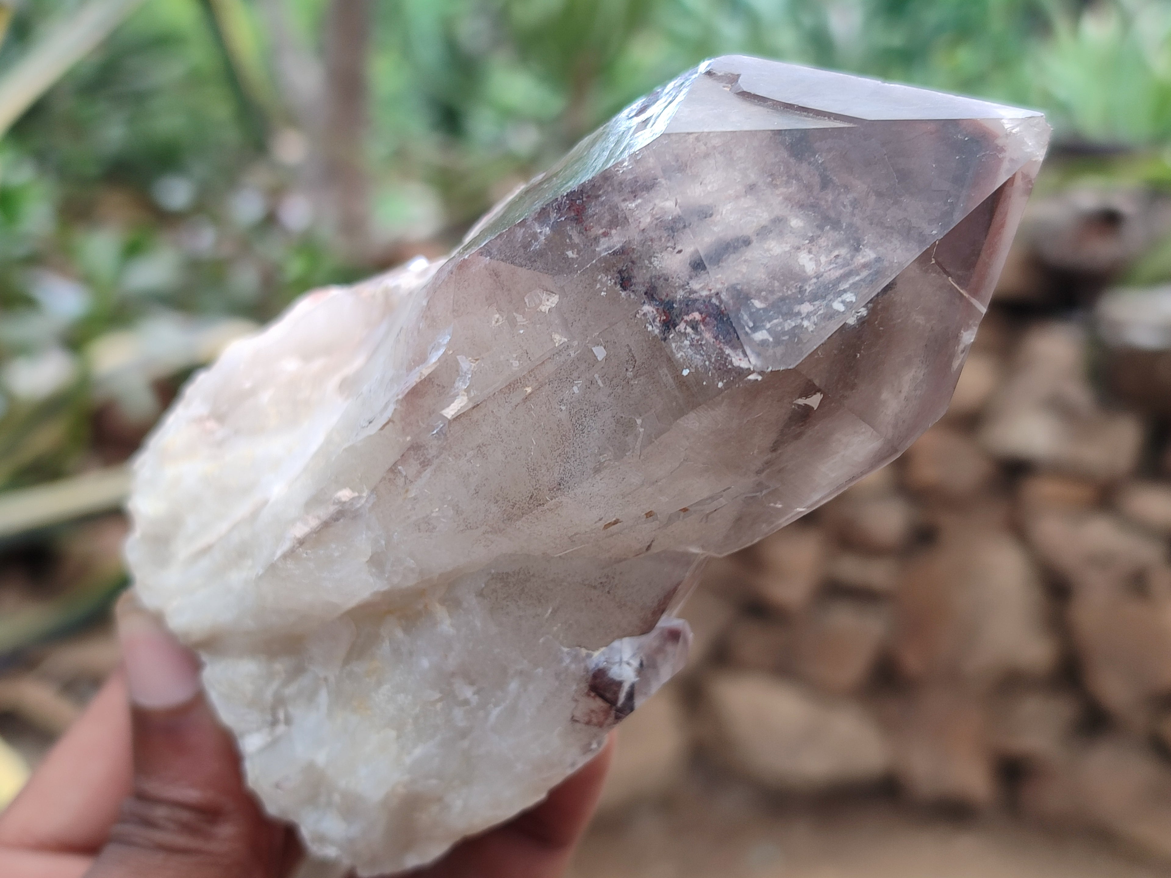 Natural Red Hematoid Quartz Clusters x 6 From Karoi, Zimbabwe - Toprock Gemstones and Minerals 