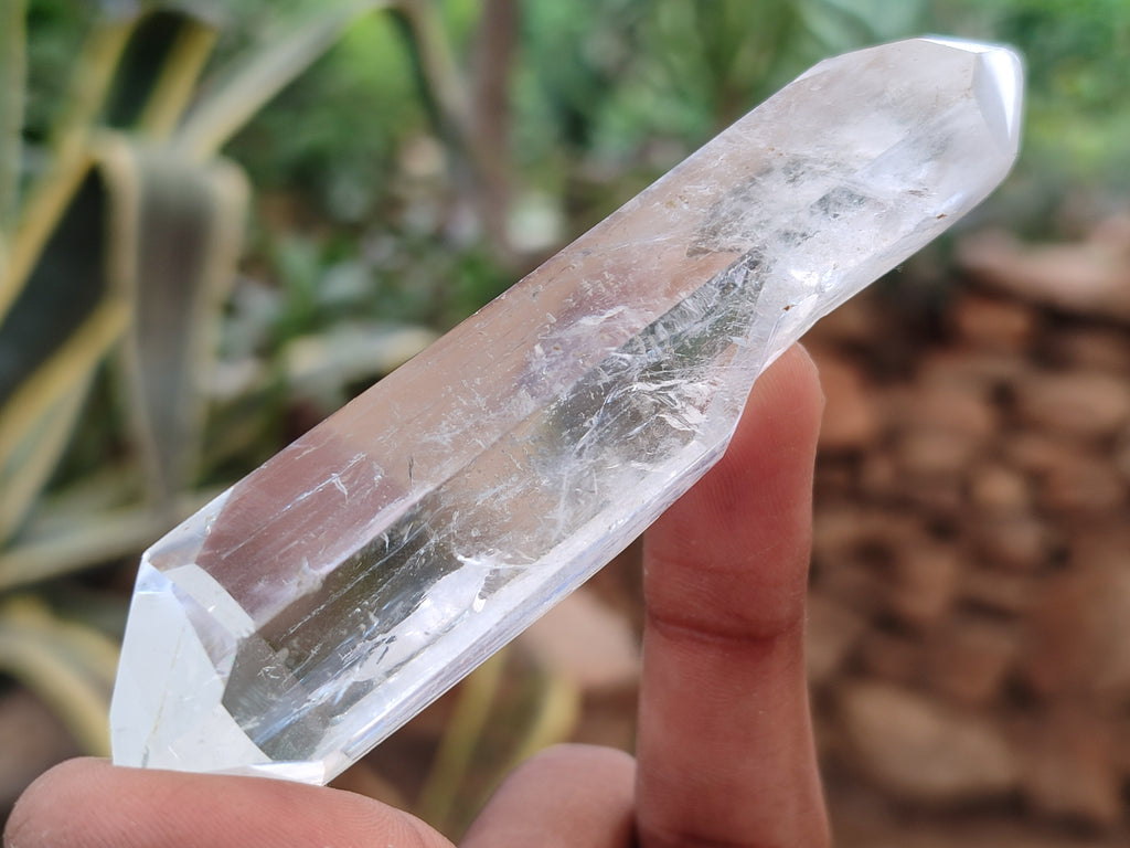 Polished Double Terminated Clear Quartz Crystals x 6 From Madagascar - Toprock Gemstones and Minerals 
