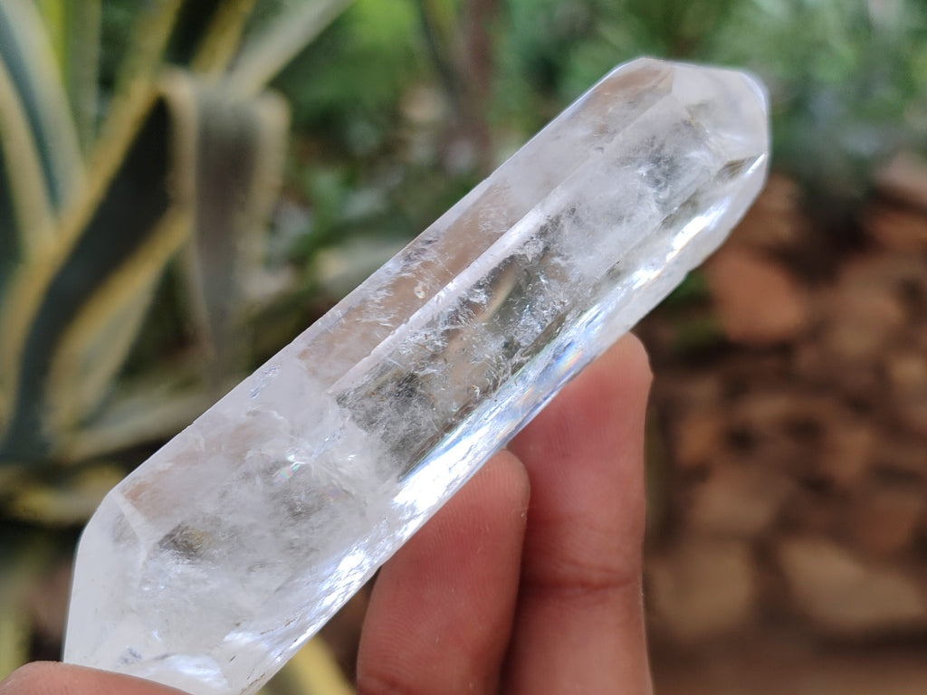 Polished Double Terminated Clear Quartz Crystals x 6 From Madagascar - Toprock Gemstones and Minerals 