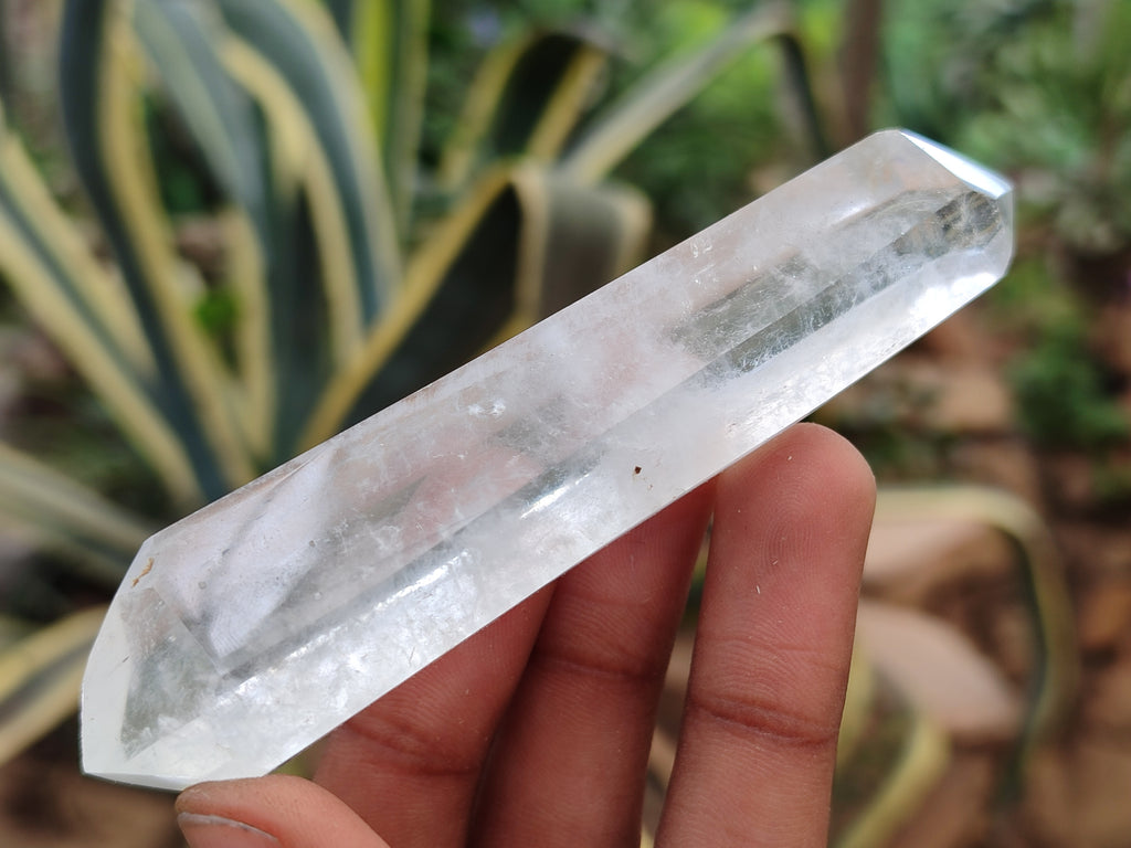 Polished Double Terminated Clear Quartz Crystals x 6 From Madagascar - Toprock Gemstones and Minerals 