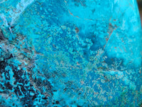 Polished Shattuckite With Chrysocolla and Azurite Free Forms x 3 From Congo - Toprock Gemstones and Minerals 