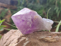 Natural Jacaranda Amethyst Quartz Crystals x 6 from Mumbwa, Zambia - Toprock Gemstones and Minerals 