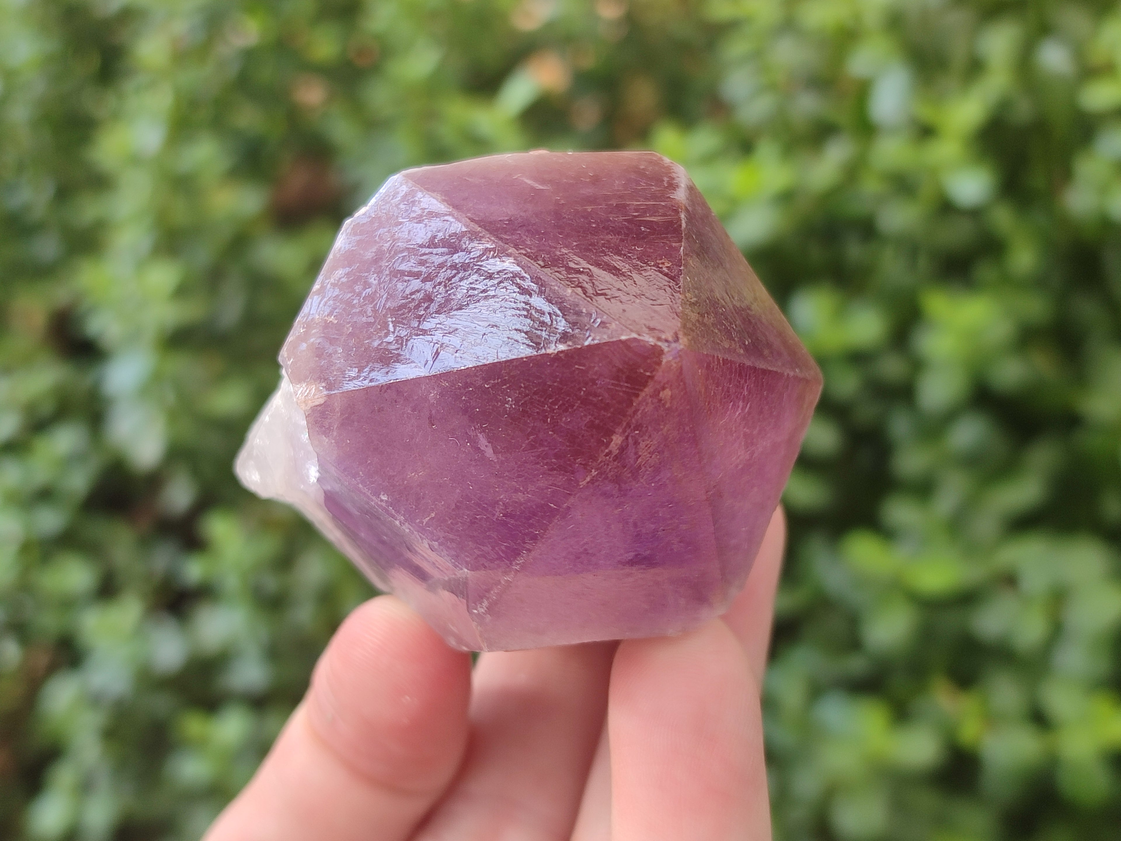 Natural Jacaranda Amethyst Quartz Crystals x 6 from Mumbwa, Zambia - Toprock Gemstones and Minerals 