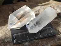 Polished Clear Quartz Crystals x 6 From Madagascar - Toprock Gemstones and Minerals 