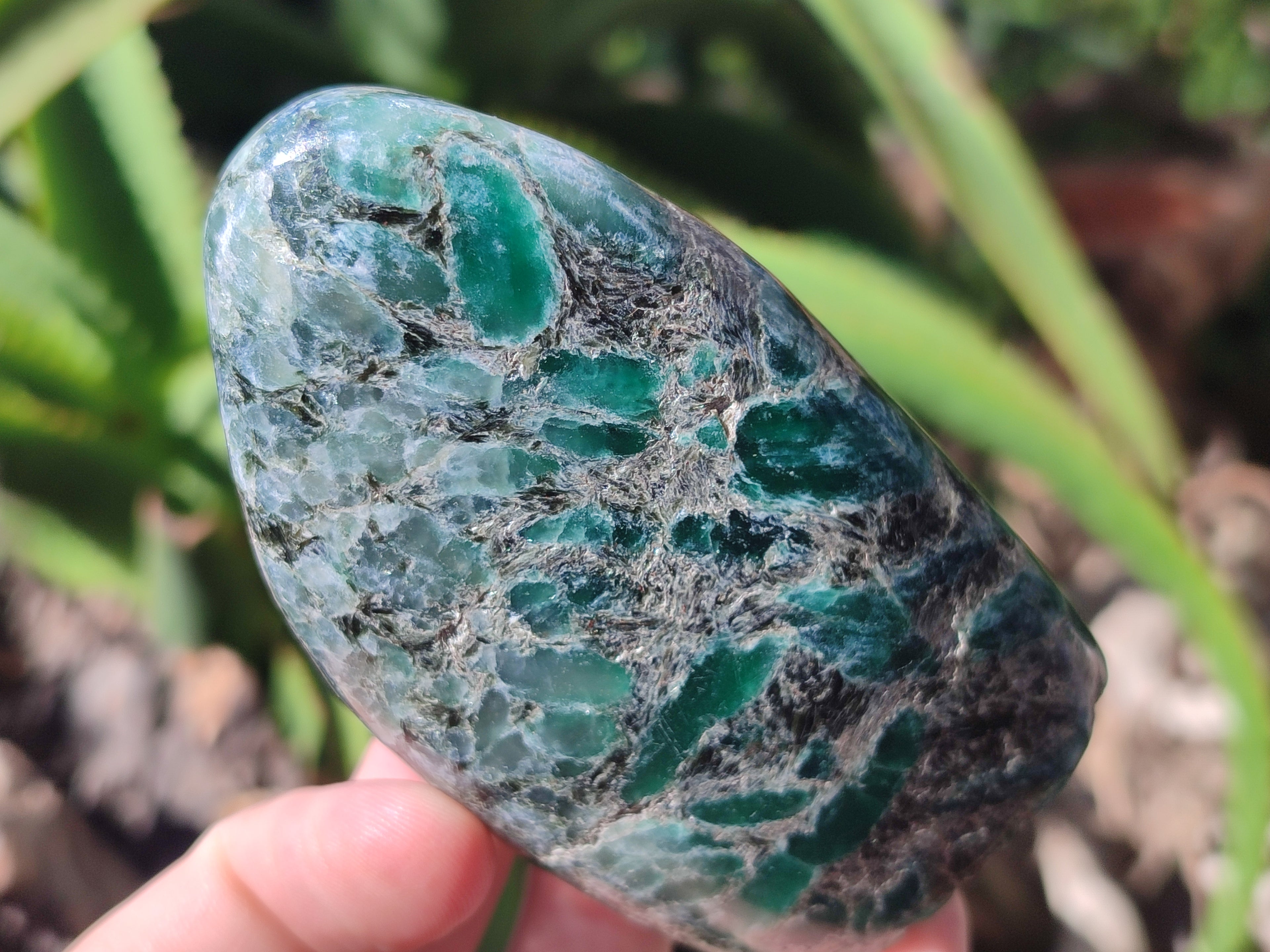 Polished Rare Emerald Mica In Matrix Standing Free Forms x 4 From Mutoko, Zimbabwe - Toprock Gemstones and Minerals 