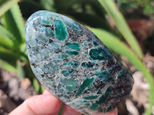 Polished Rare Emerald Mica In Matrix Standing Free Forms x 4 From Mutoko, Zimbabwe - Toprock Gemstones and Minerals 