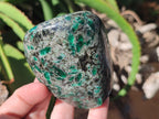 Polished Rare Emerald Mica In Matrix Standing Free Forms x 4 From Mutoko, Zimbabwe - Toprock Gemstones and Minerals 